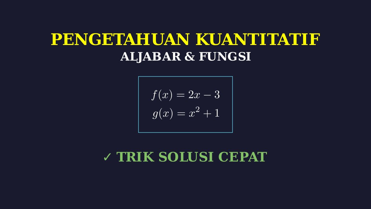 Metode Penyelesaian Langkah demi Langkah