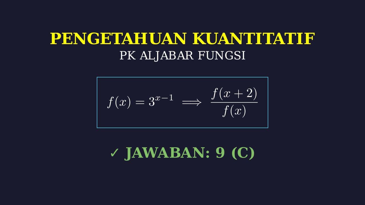 Operasi Pembagian Fungsi Eksponen