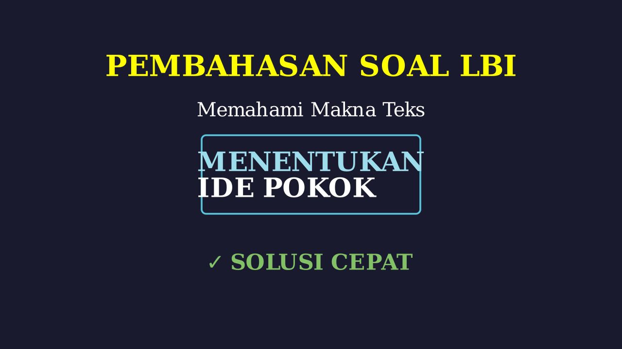 Pembahasan Soal