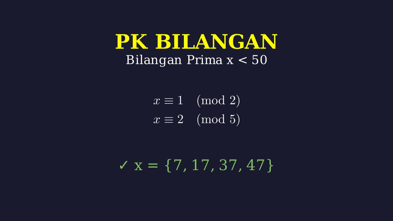 Teka-Teki Bilangan Prima: Sisa Bagi