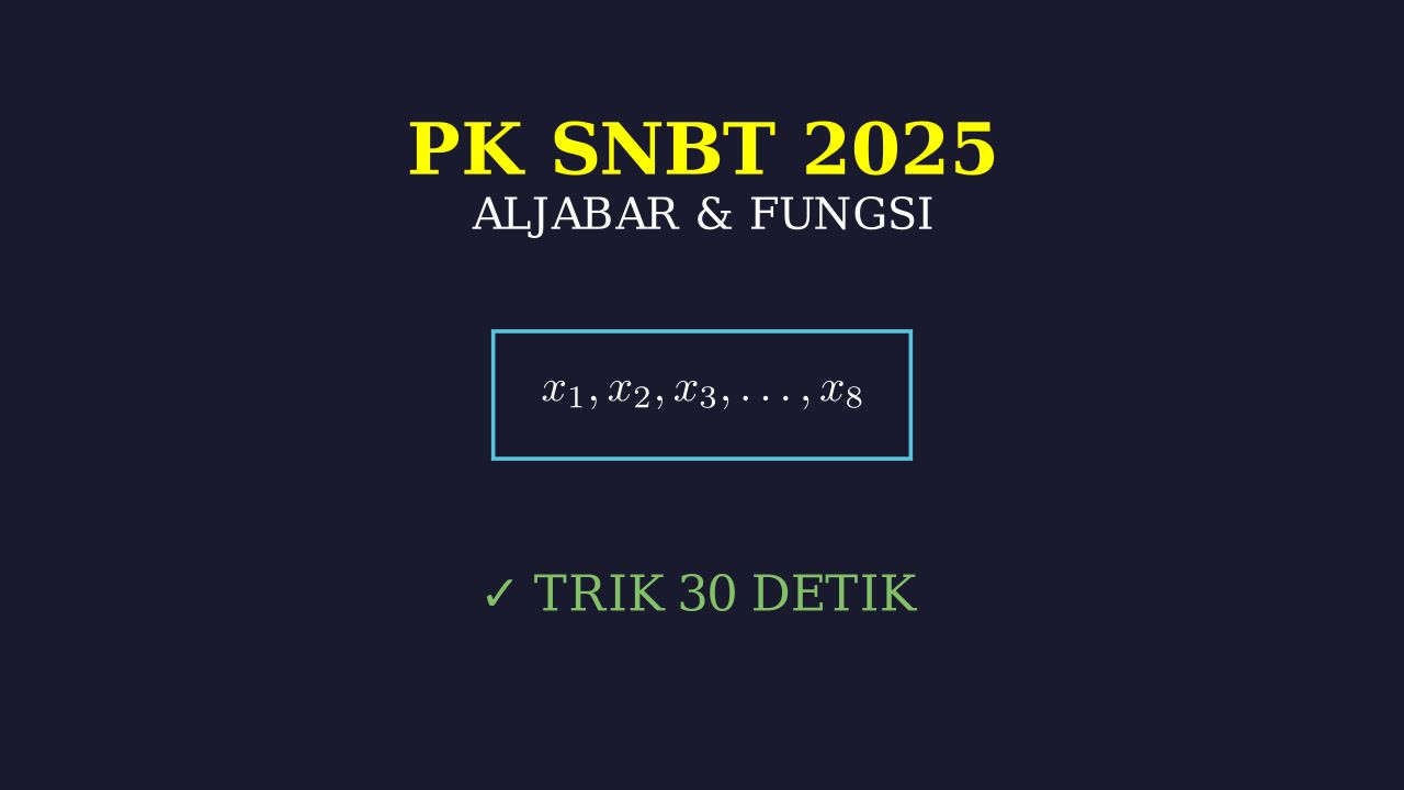 Latihan Pengetahuan Kuantitatif SNBT