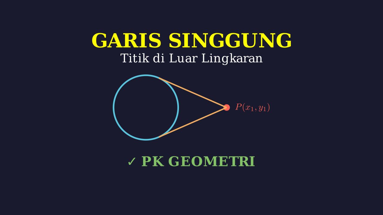 Garis Singgung Lingkaran dari Titik Luar