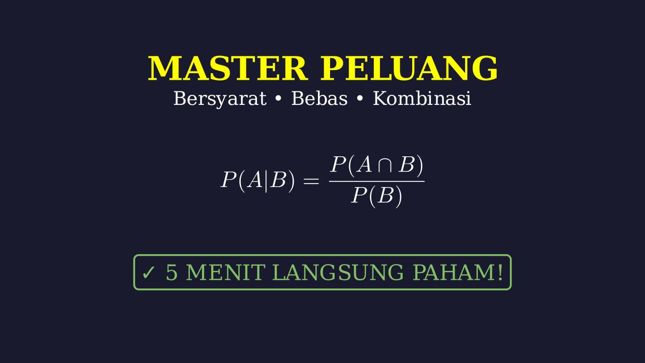 Panduan Lengkap Peluang: Konsep Dasar & Variasi Soal