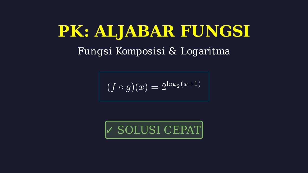 Fungsi Komposisi dan Logaritma