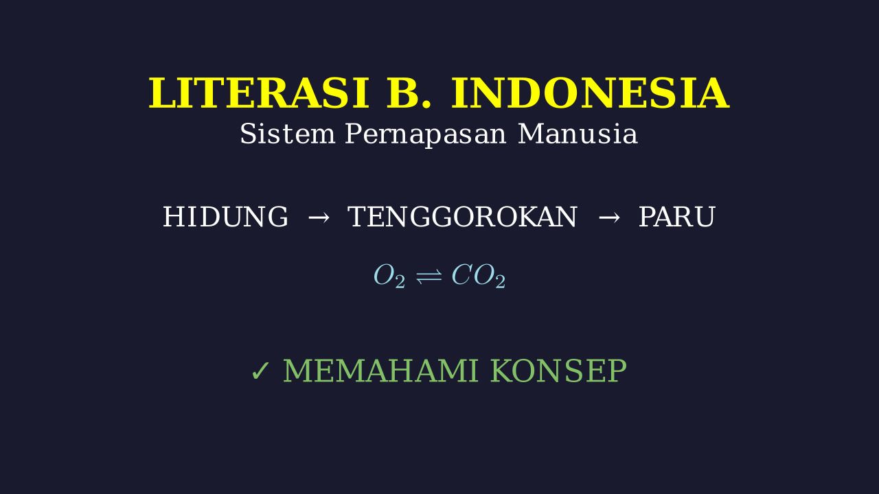 Sistem Pernapasan Manusia