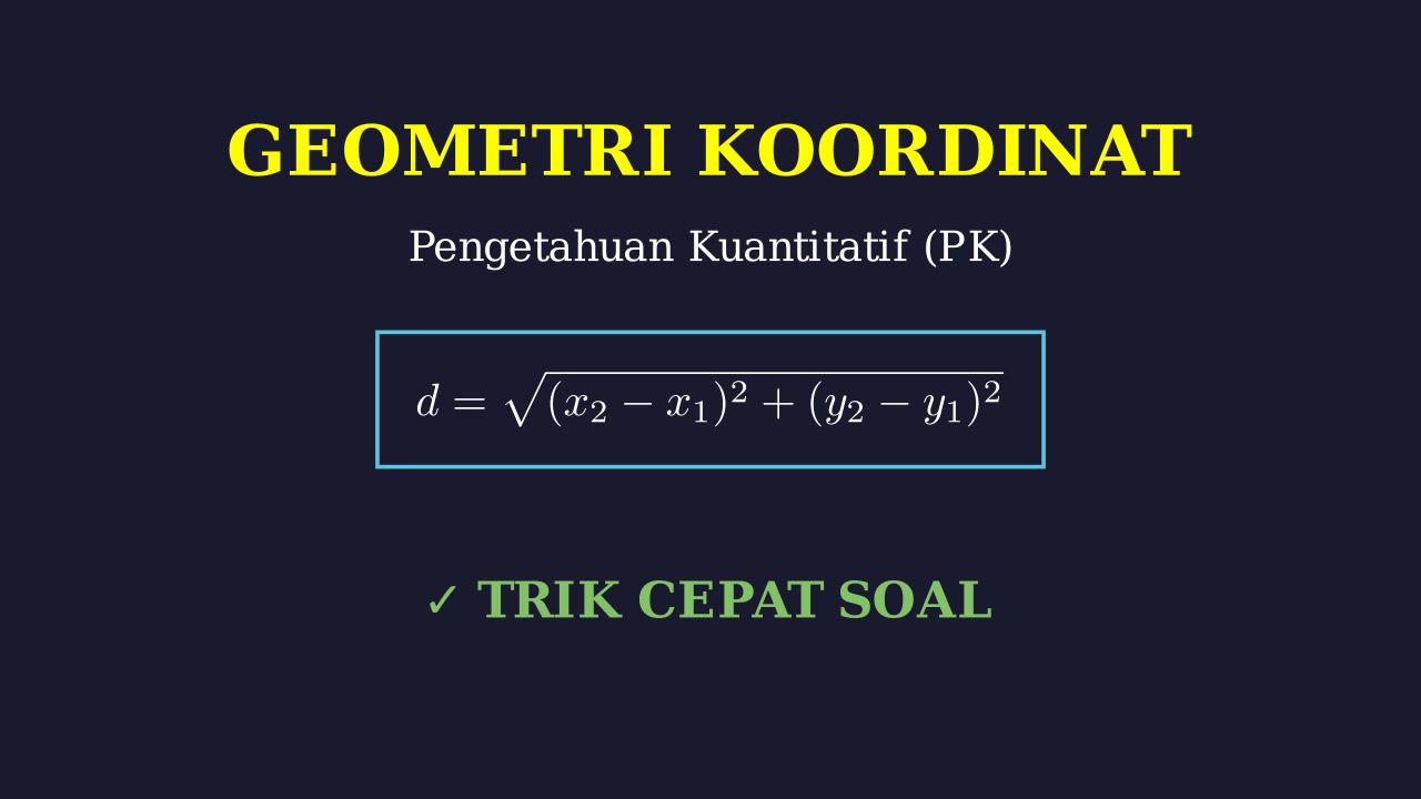 Mengenal Geometri Koordinat
