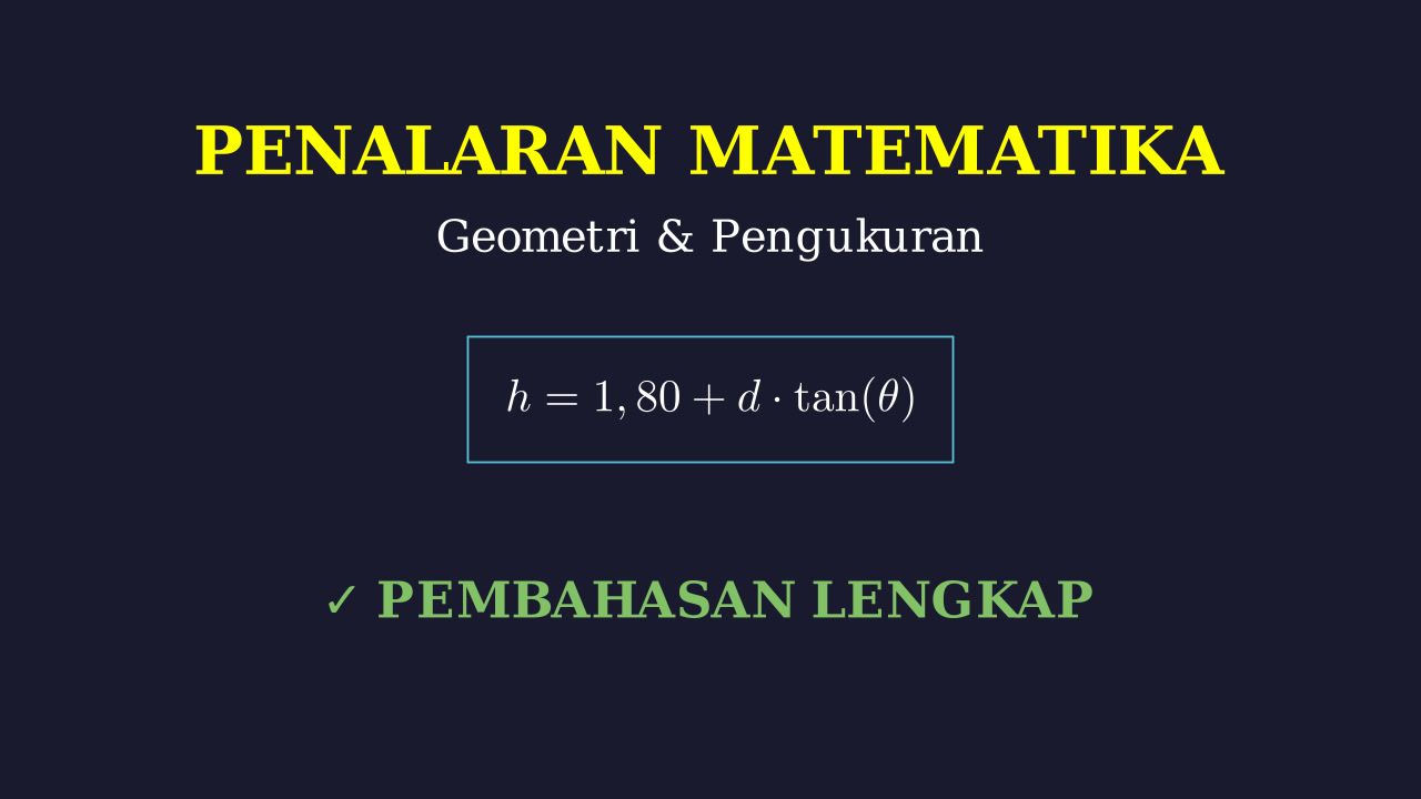 Trigonometri: Menghitung Jarak dan Tinggi Gedung