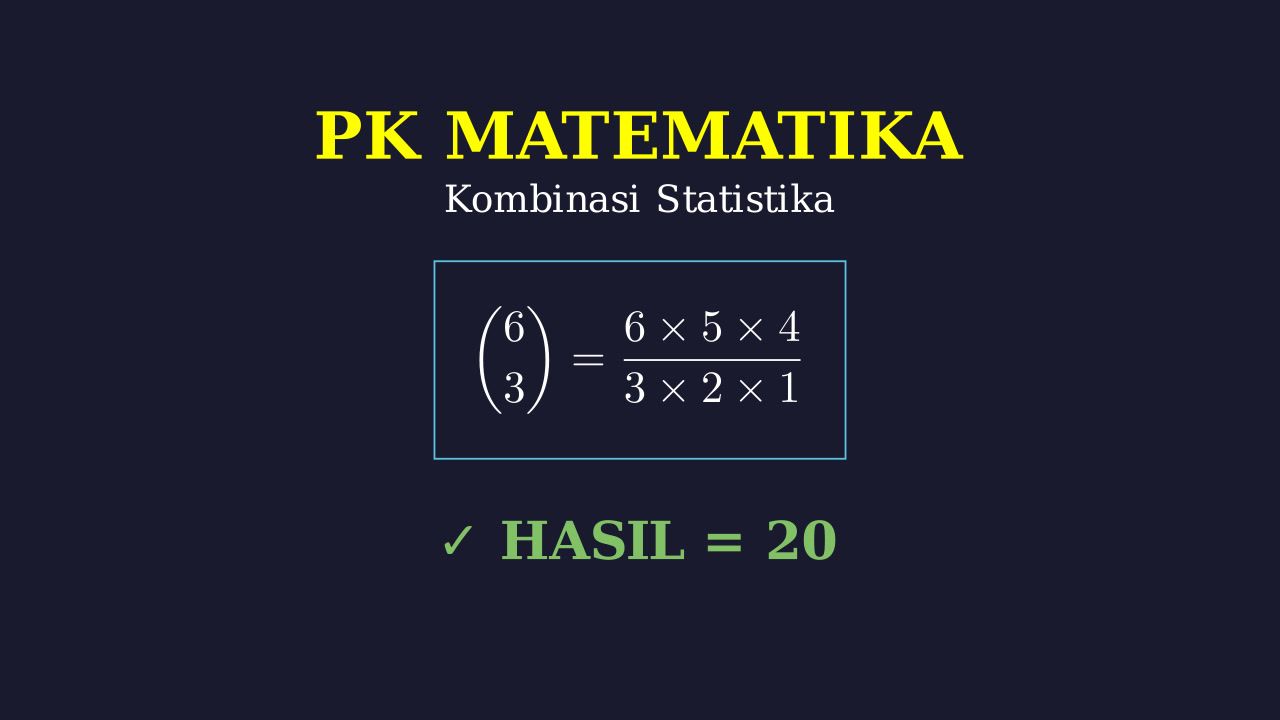 Menghitung Kombinasi