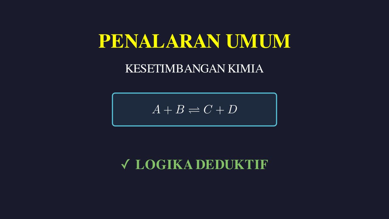 Kesetimbangan Kimia: Prinsip Le Chatelier