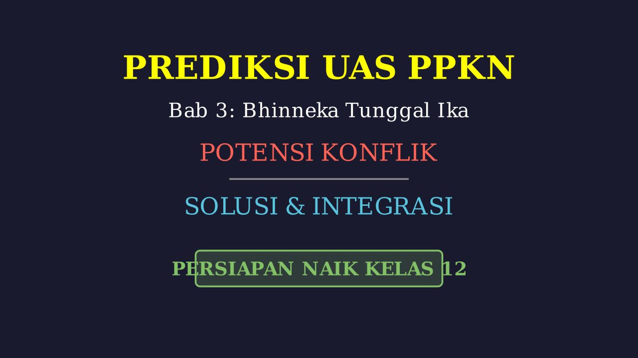 Bhinneka Tunggal Ika: Konflik dan Solusi Penyelesaian