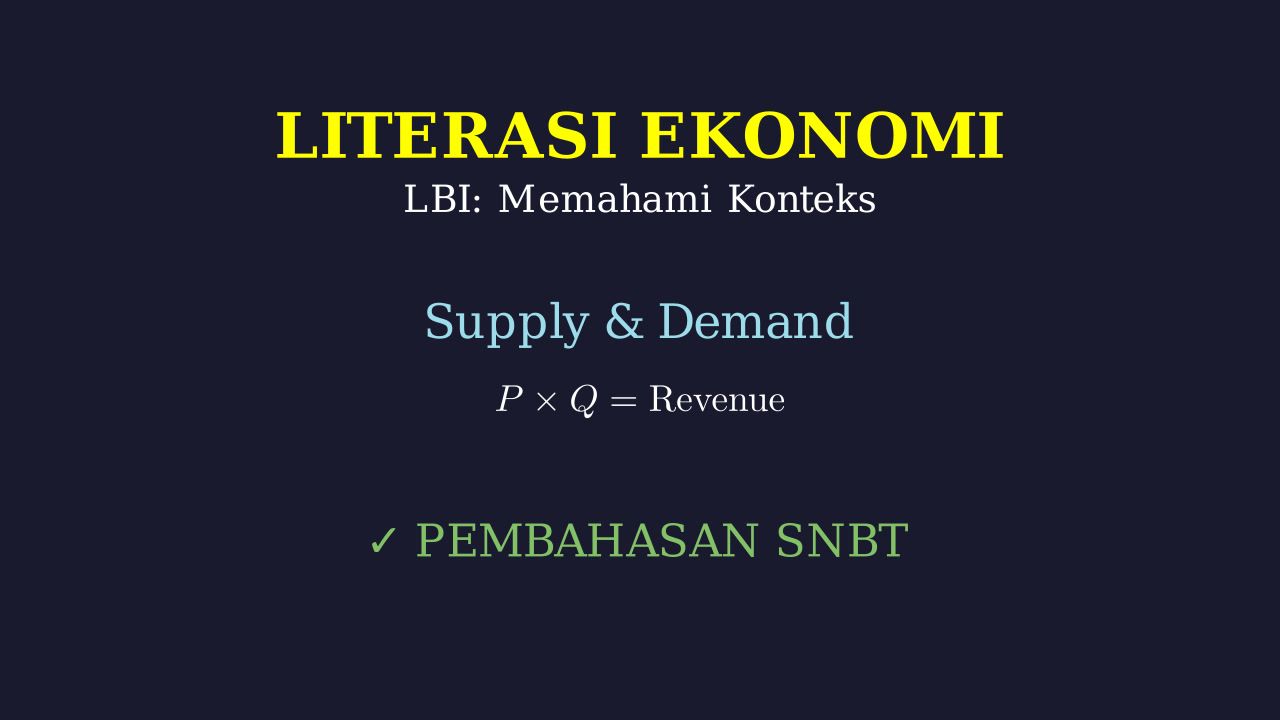 Latihan Soal LBI Ekonomi