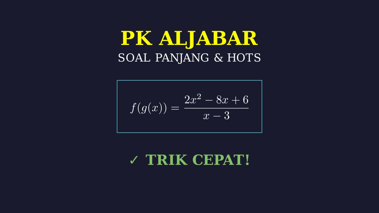 Persamaan Kuadrat: Soal Panjang Aljabar