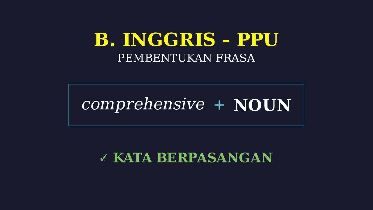 Kata Berpasangan Tetap