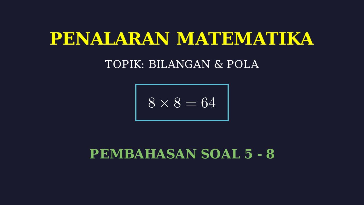 Soal Kertas Berpetak 8x8