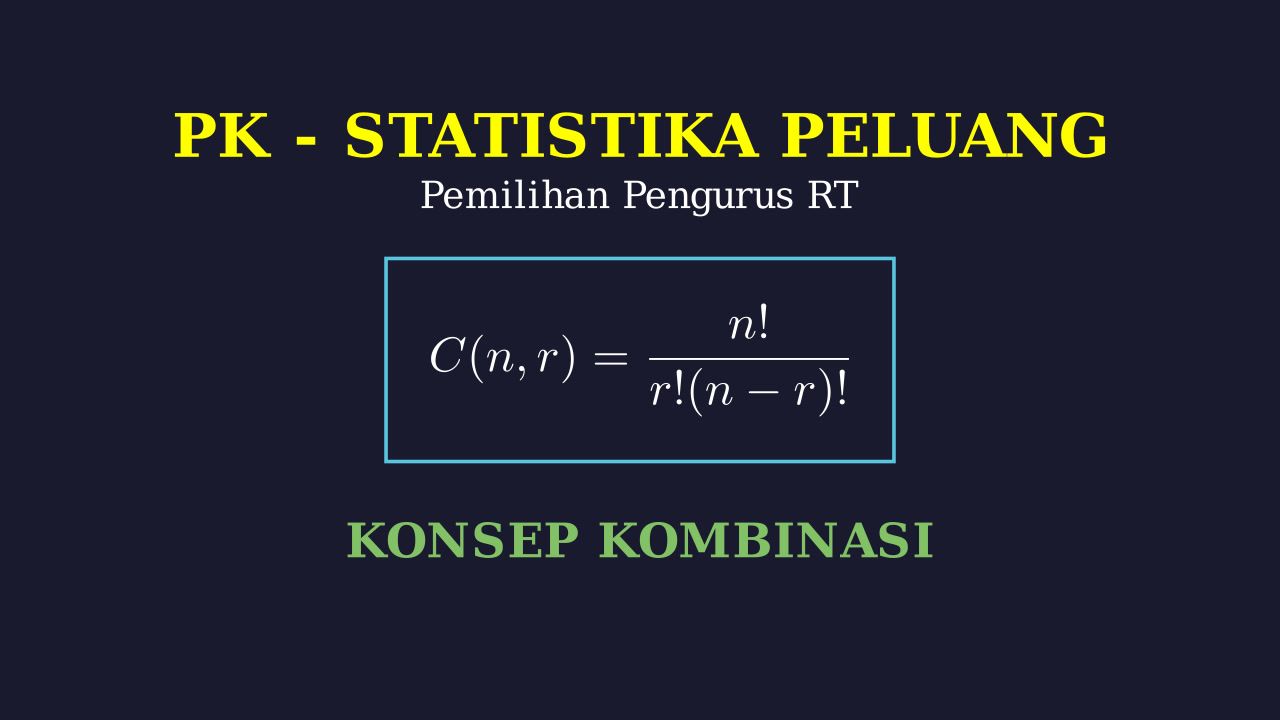 Peluang Pemilihan Pengurus RT