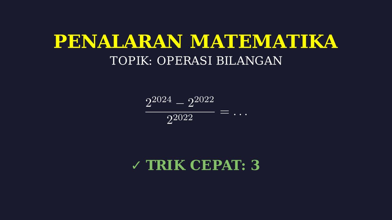 Penalaran Matematika