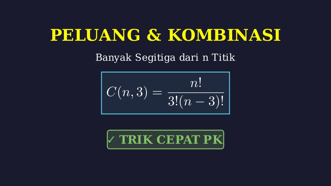 Trik Cepat Menghitung Banyak Segitiga