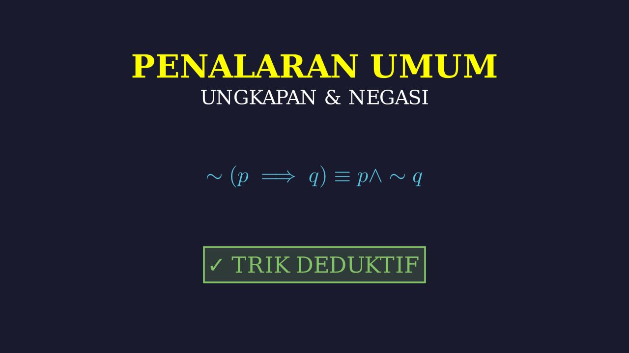 Ungkapan dan Negasi