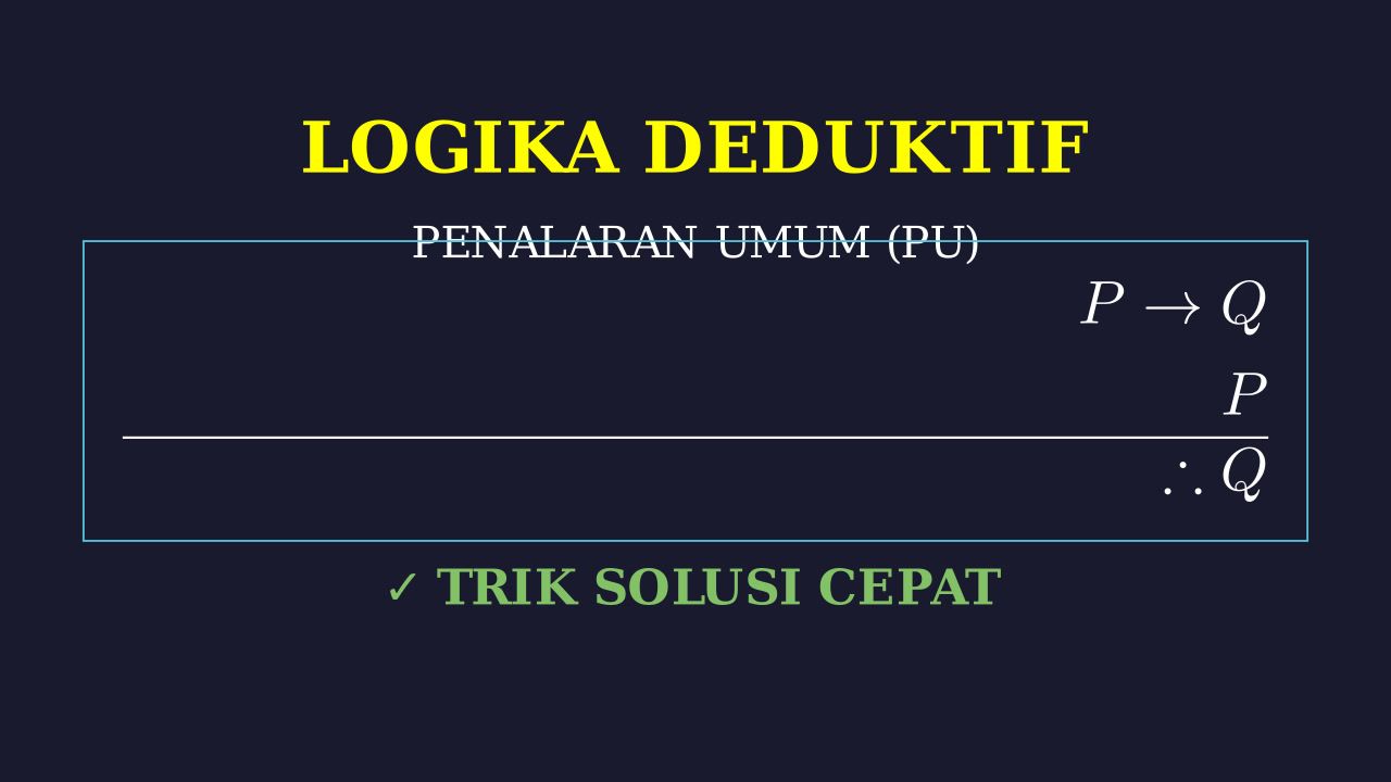 Pembahasan Soal Logika Matematika