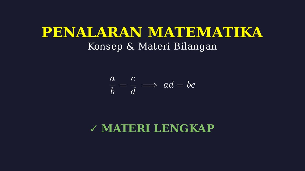 Konsep Penalaran Matematika