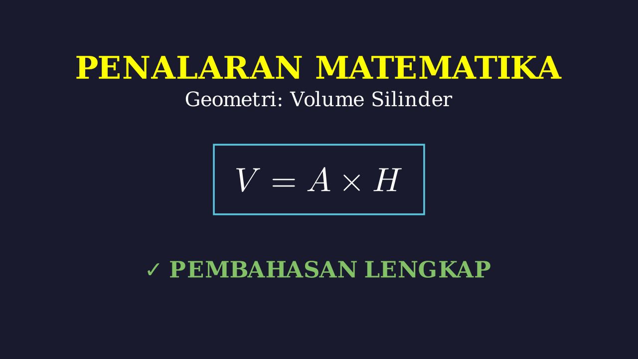 Volume Tangki Bahan Bakar Silinder