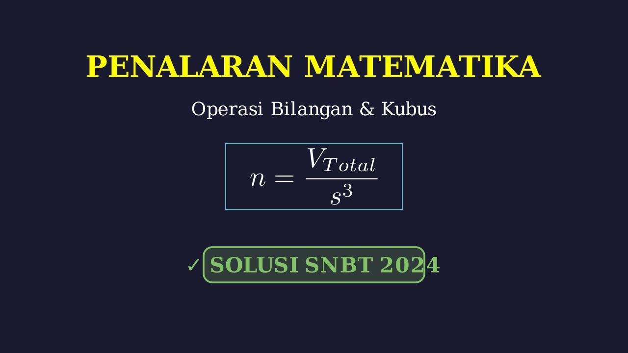 Soal Cerita: Geometri Kubus