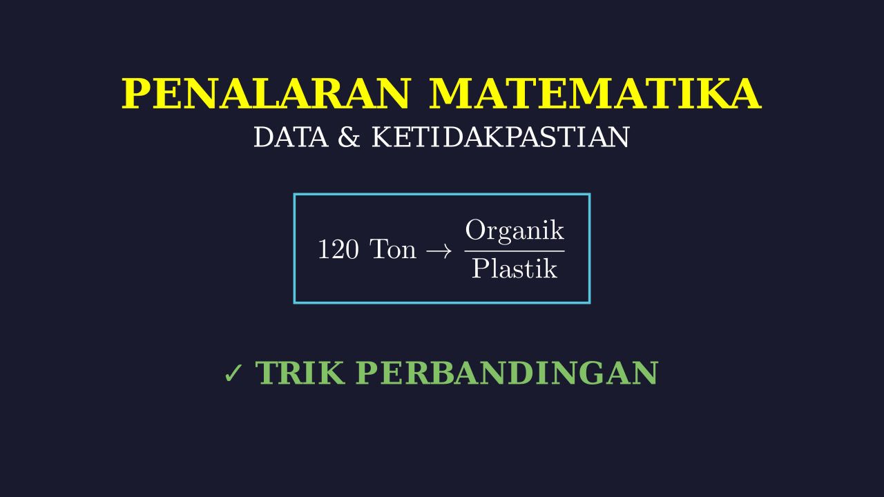 Perbandingan Massa Sampah Organik dan Plastik