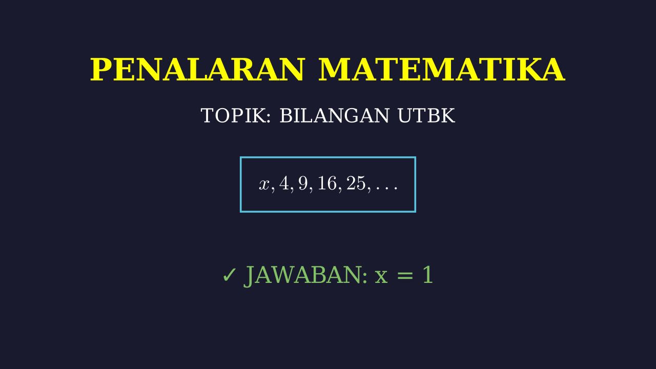 Materi Wajib PM UTBK