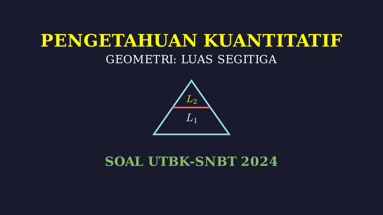 Geometri: Luas Segitiga Sama Sisi