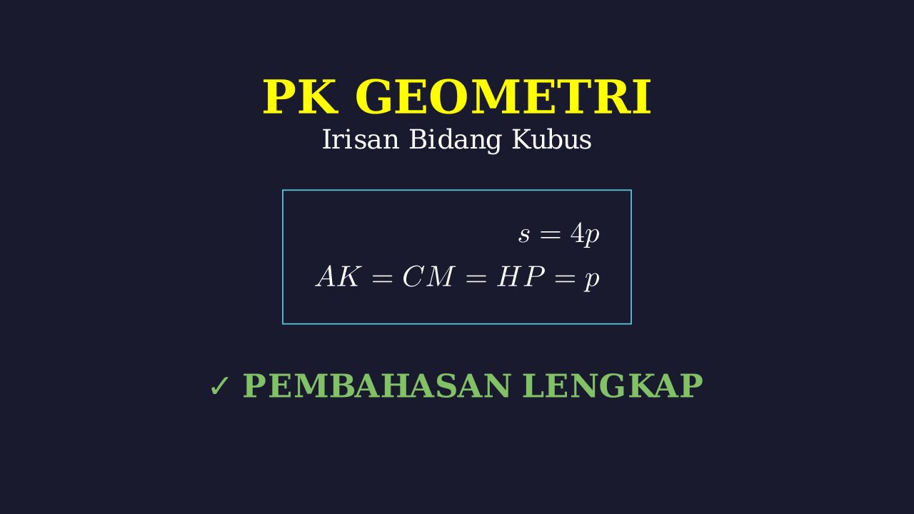 Irisan Bidang Pada Kubus