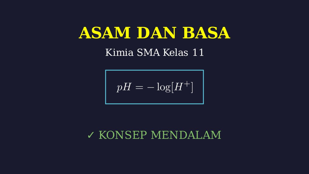 Konsep Mendalam Asam Basa: Kimia Kelas 11