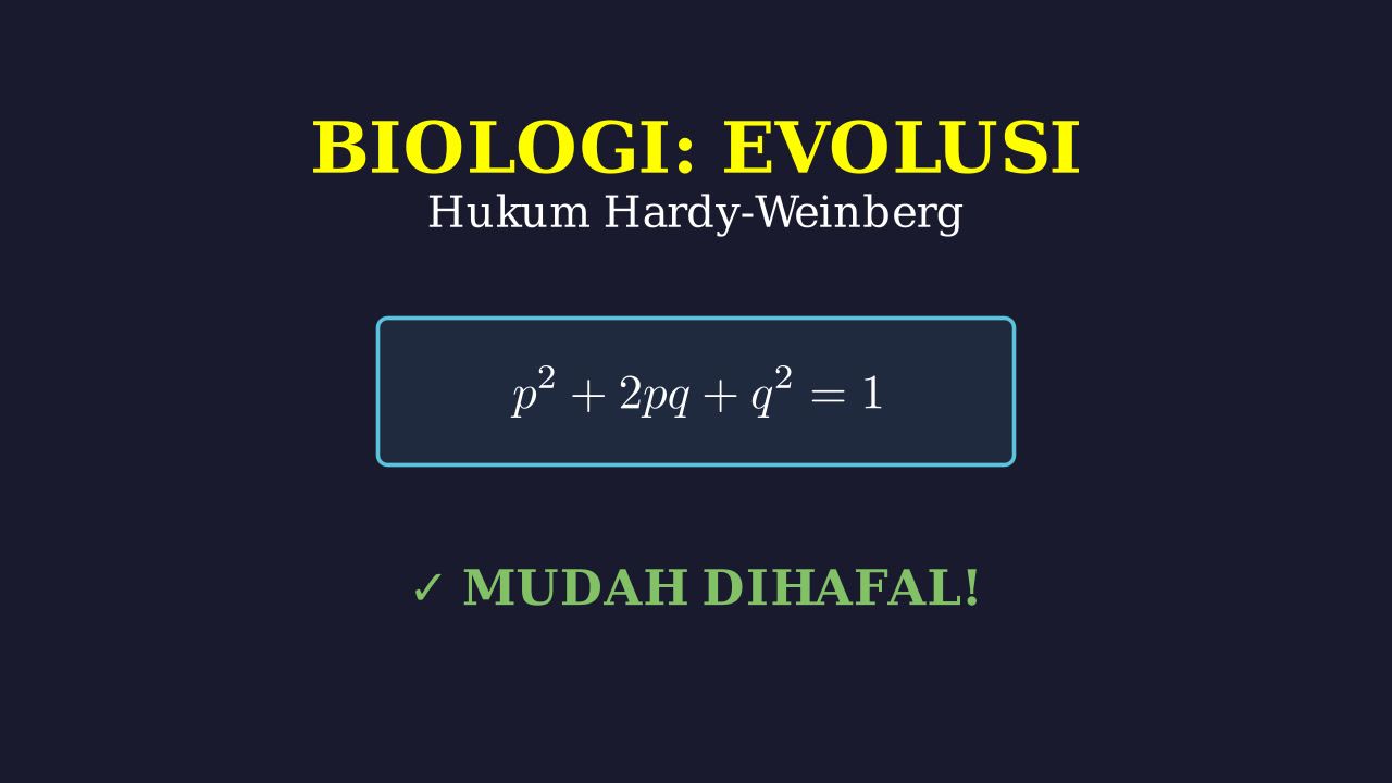 Evolusi: Ringkasan Materi Biologi