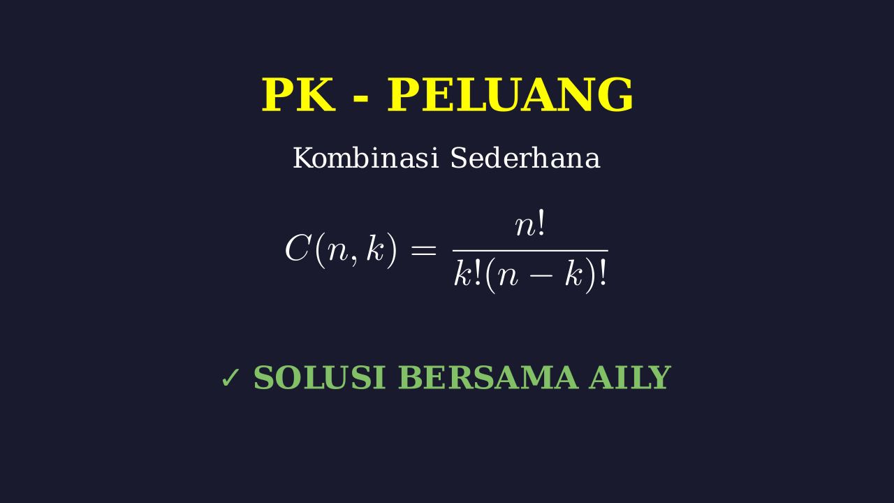 Peluang Kombinasi