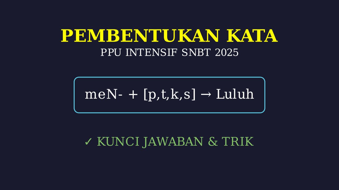Bedah Soal PPU: Chapter 2