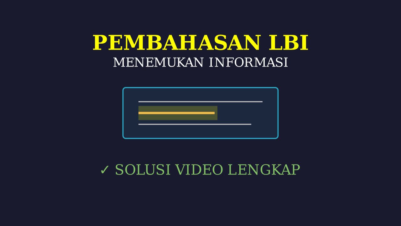 Video Pembahasan