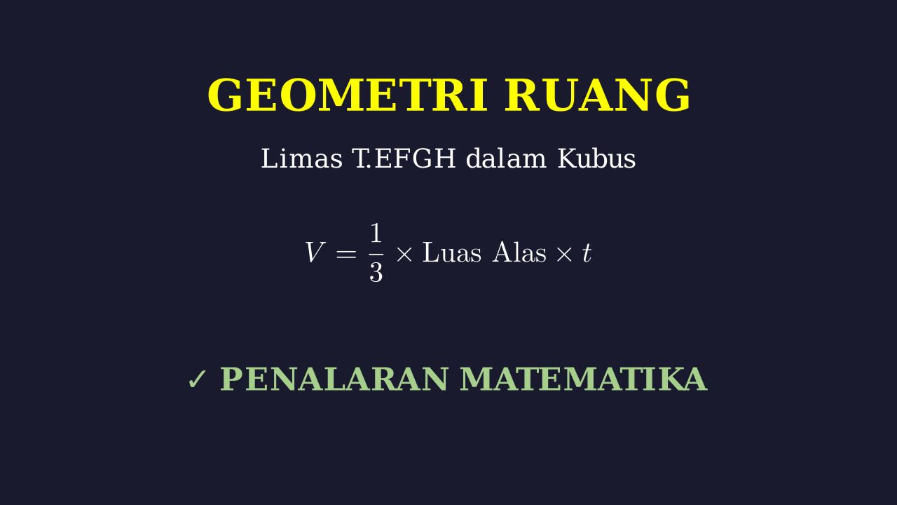 Limas dalam Kubus