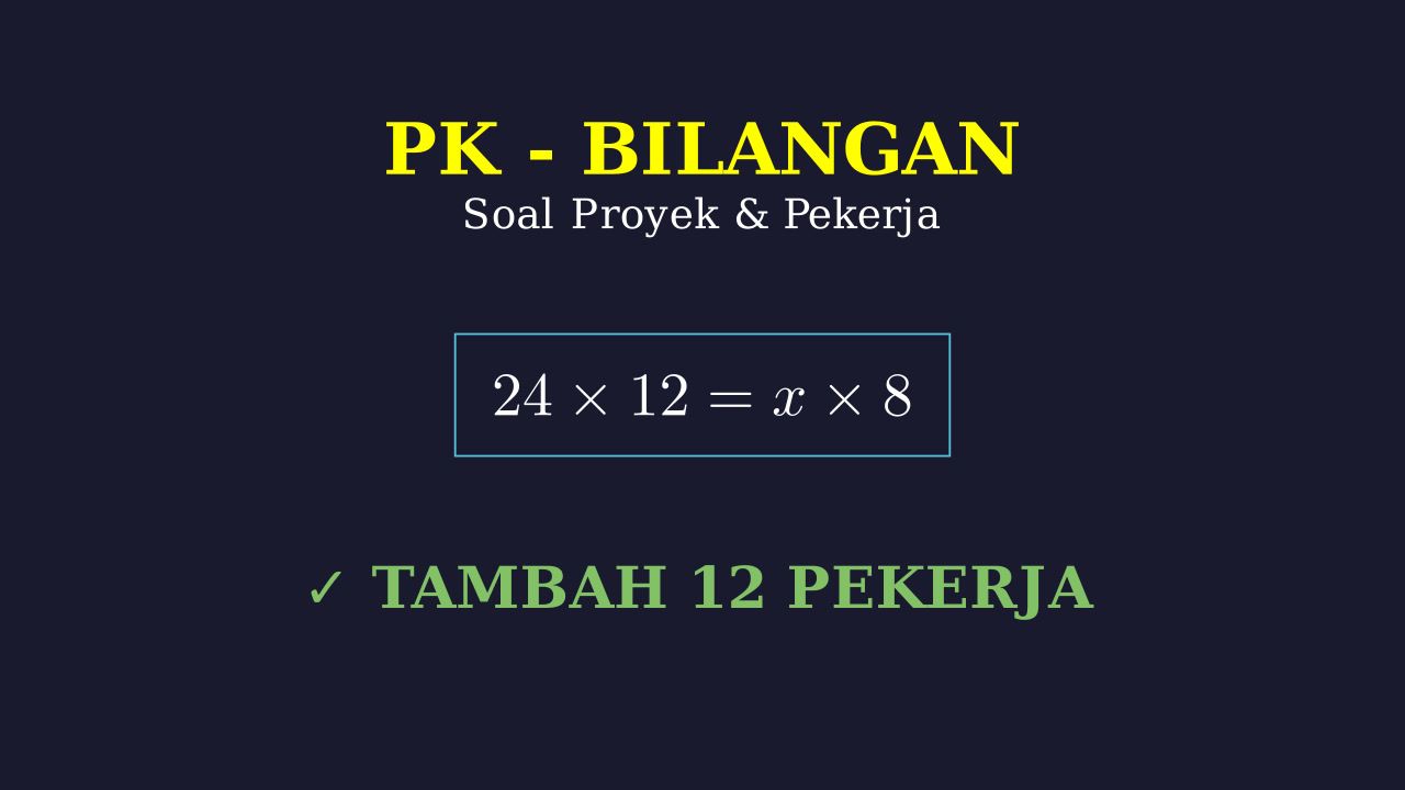 Menghitung Tambahan Pekerja: Proyek Terhenti