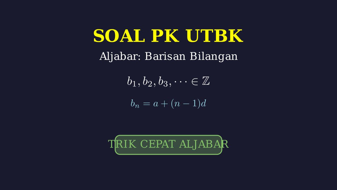 Barisan Aritmetika: Bilangan Bulat