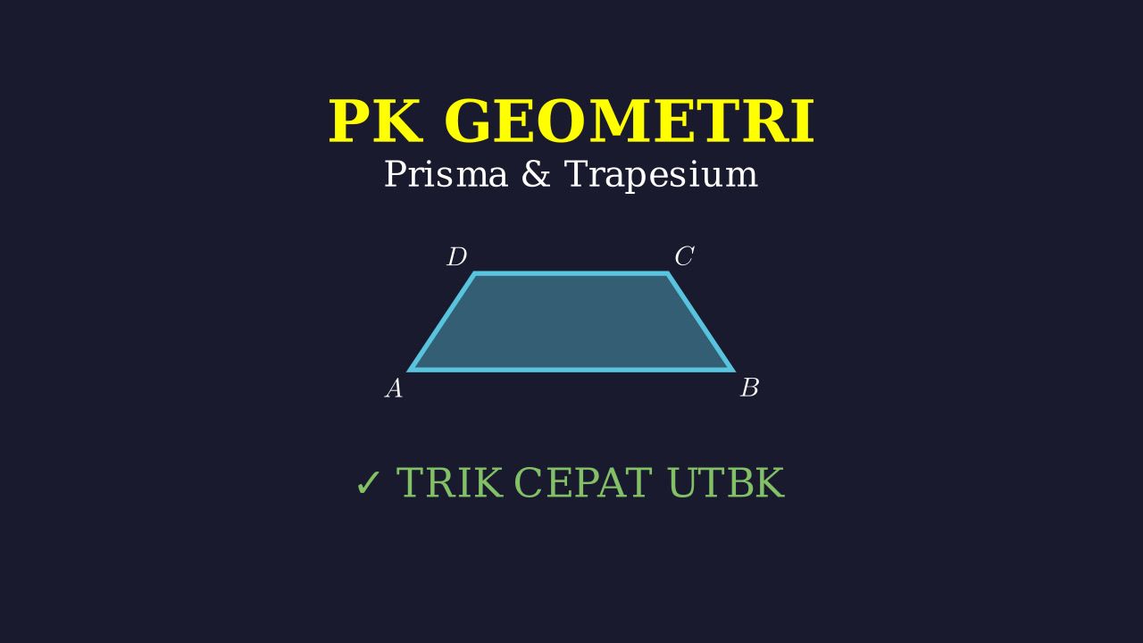 Jarak Sisi Trapesium pada Prisma