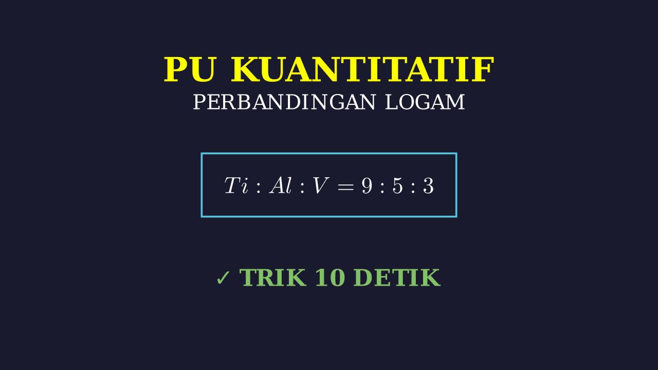 Perbandingan Komposisi Logam Sasis Pesawat