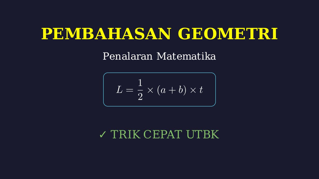 Langkah Menyelesaikan Soal Geometri