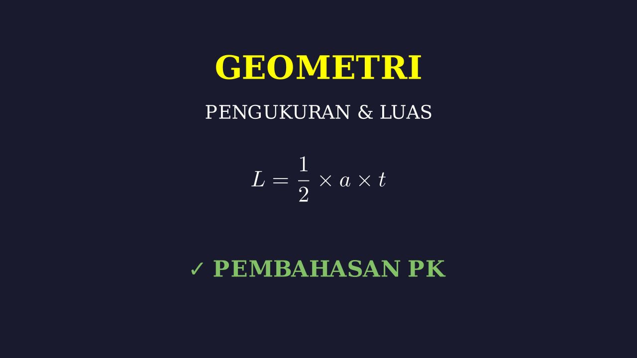 Geometri: Materi & Contoh Soal