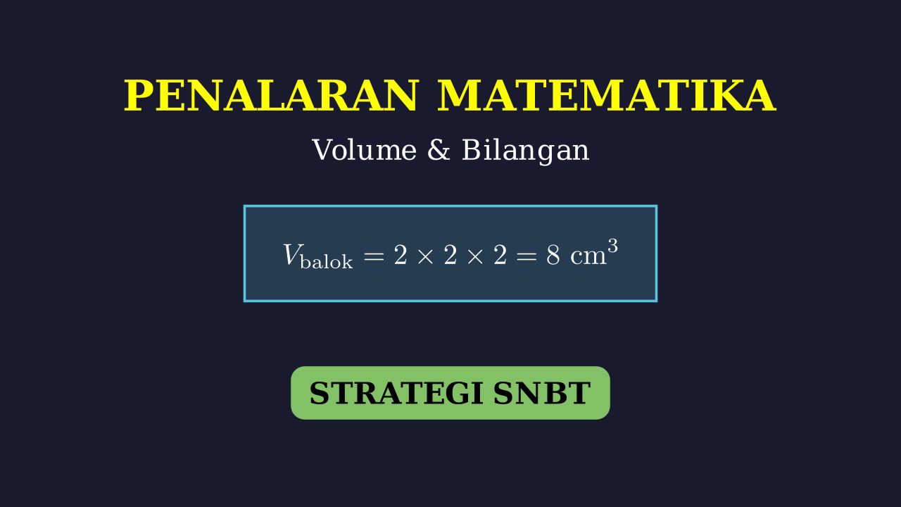 Soal Cerita: Miniatur Piramida Balok