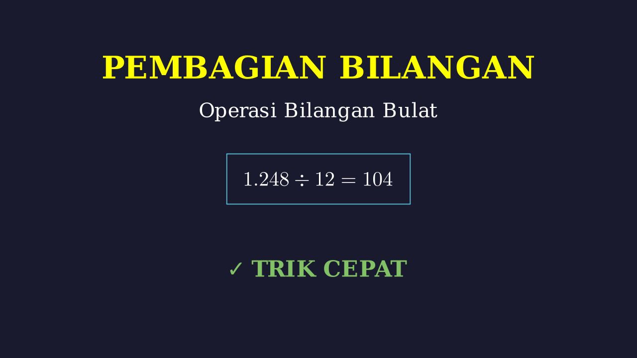 Pembagian Bilangan Bulat