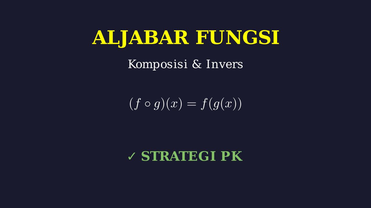 Video Penjelasan: Soal Matematika dari Gambar
