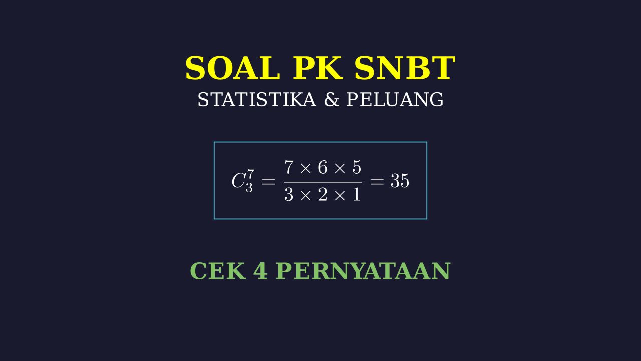 Peluang: Memilih Tiga Bilangan Asli