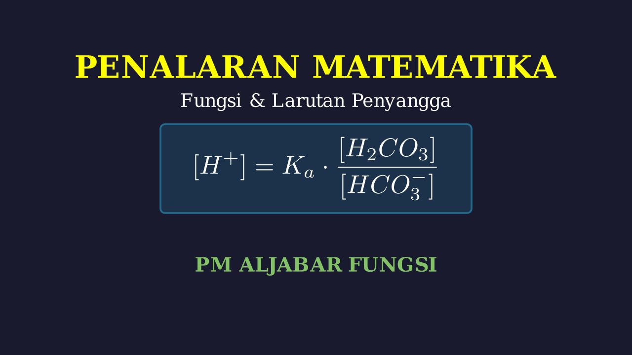 Larutan Penyangga Ekstraseluler