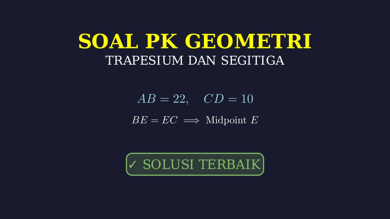 Geometri: Trapesium Siku-siku