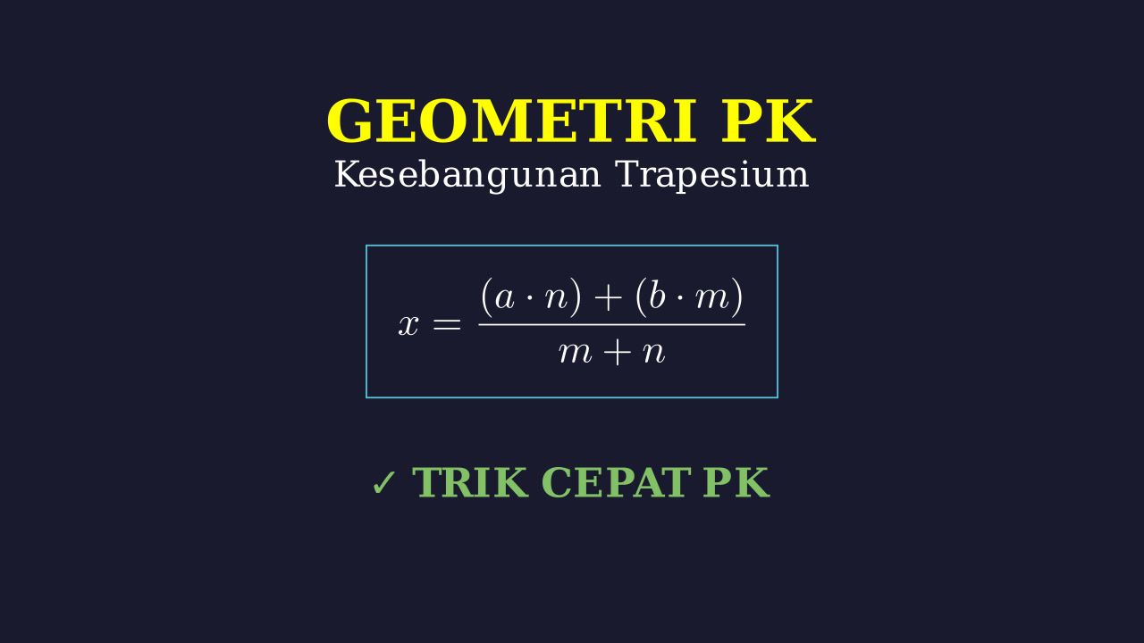 Kesebangunan Segitiga Pada Trapesium