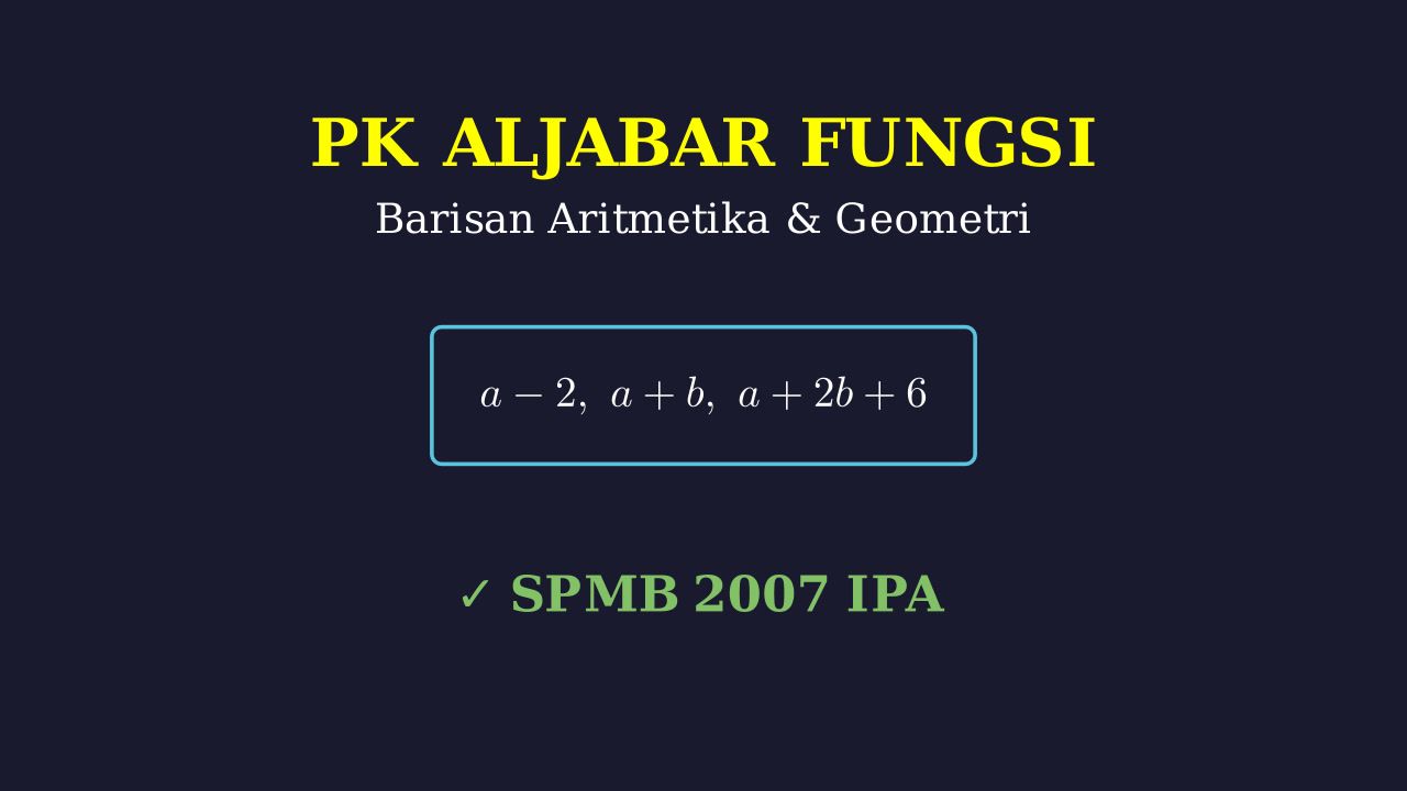 Barisan Aritmetika dan Geometri